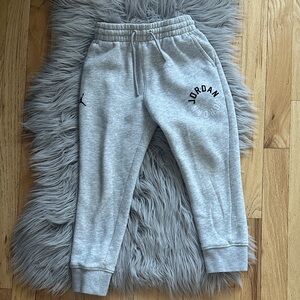 Jordan Logo-Print Heathered Fleece Joggers